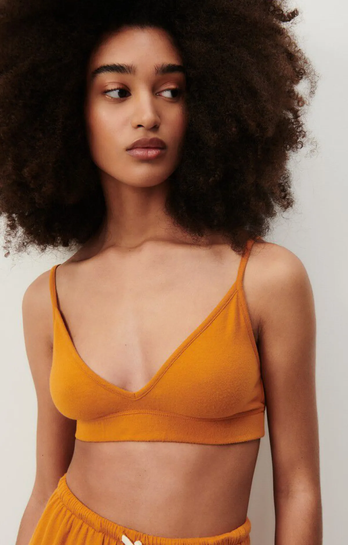 Damen American Vintage |Damenbh Ypawood Kurbis Meliert