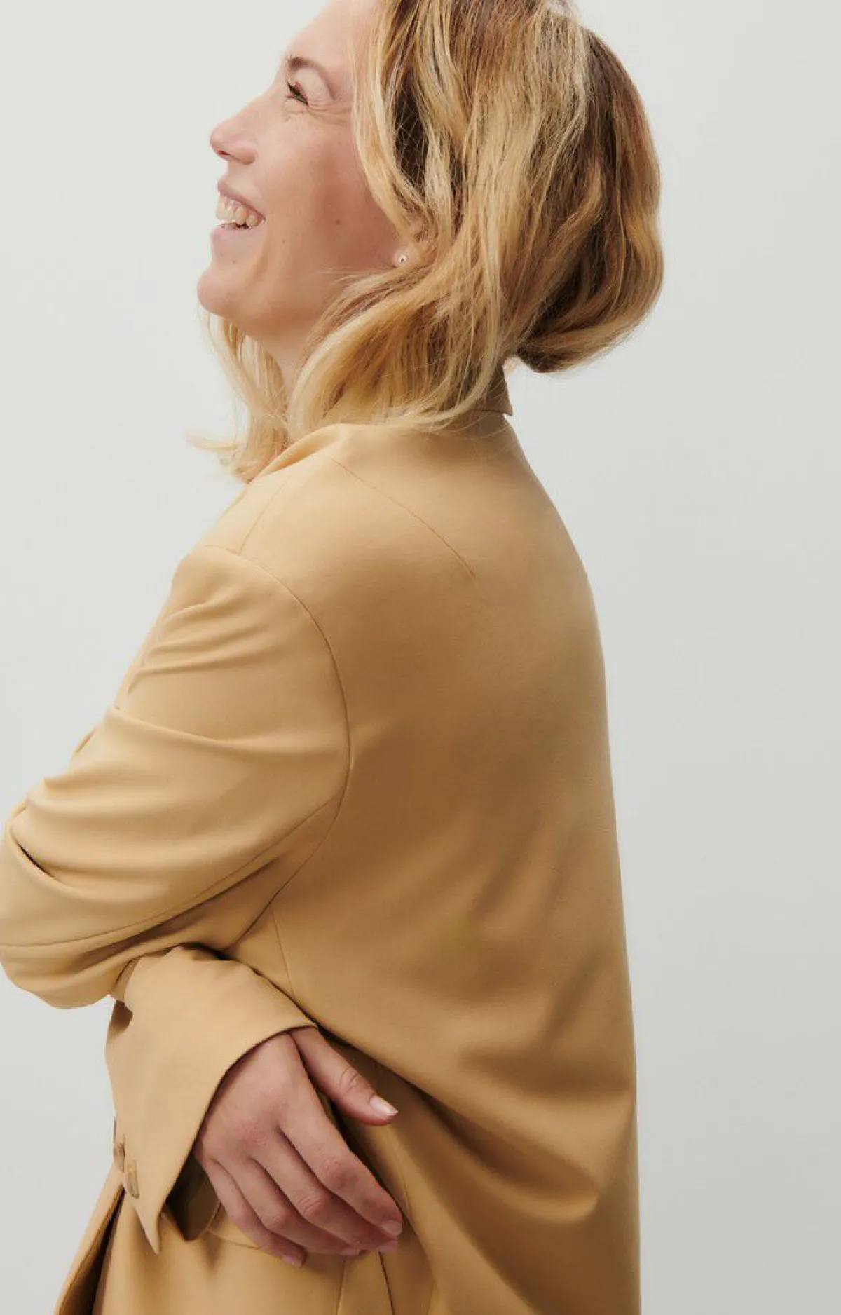 Damen American Vintage |Damenblazer Kabird Kichererbse