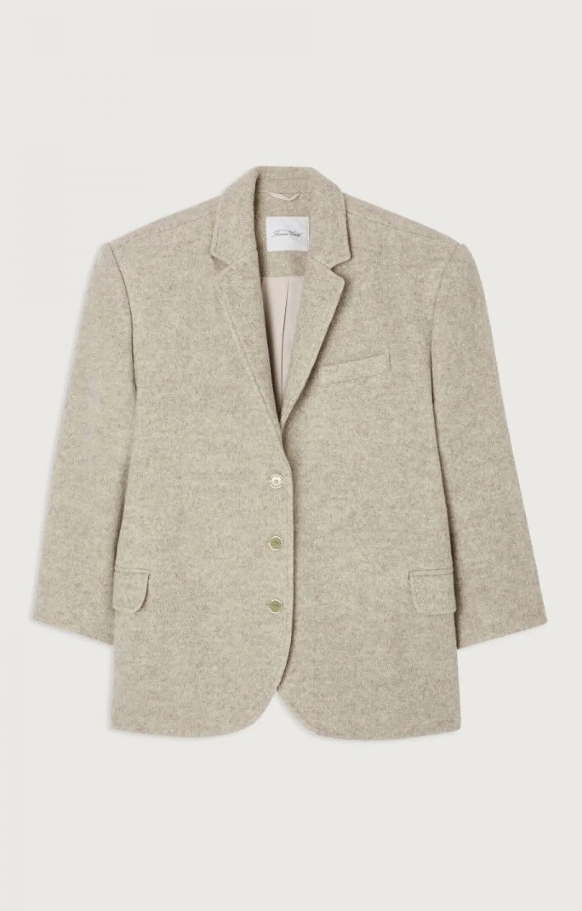 Damen American Vintage |Damenblazer Retobeach Beige Meliert