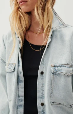 Damen American Vintage |Damenbluse Joybird Winter Bleached