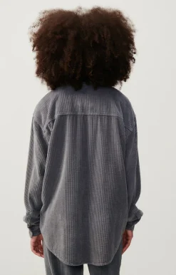 Damen American Vintage |Damenbluse Padow Kohlenstoff Vintage