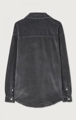 Damen American Vintage |Damenbluse Padow Kohlenstoff Vintage