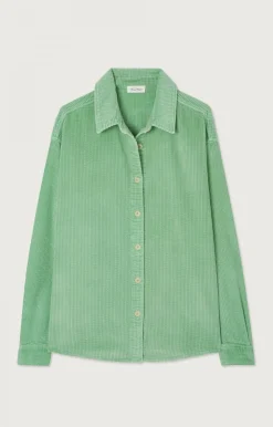 Damen American Vintage |Damenbluse Padow Gurke Vintage