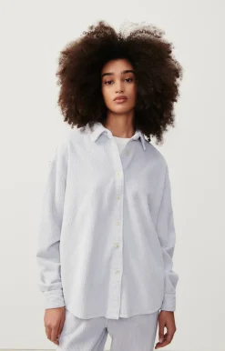 Damen American Vintage |Damenbluse Padow Silber Vintage