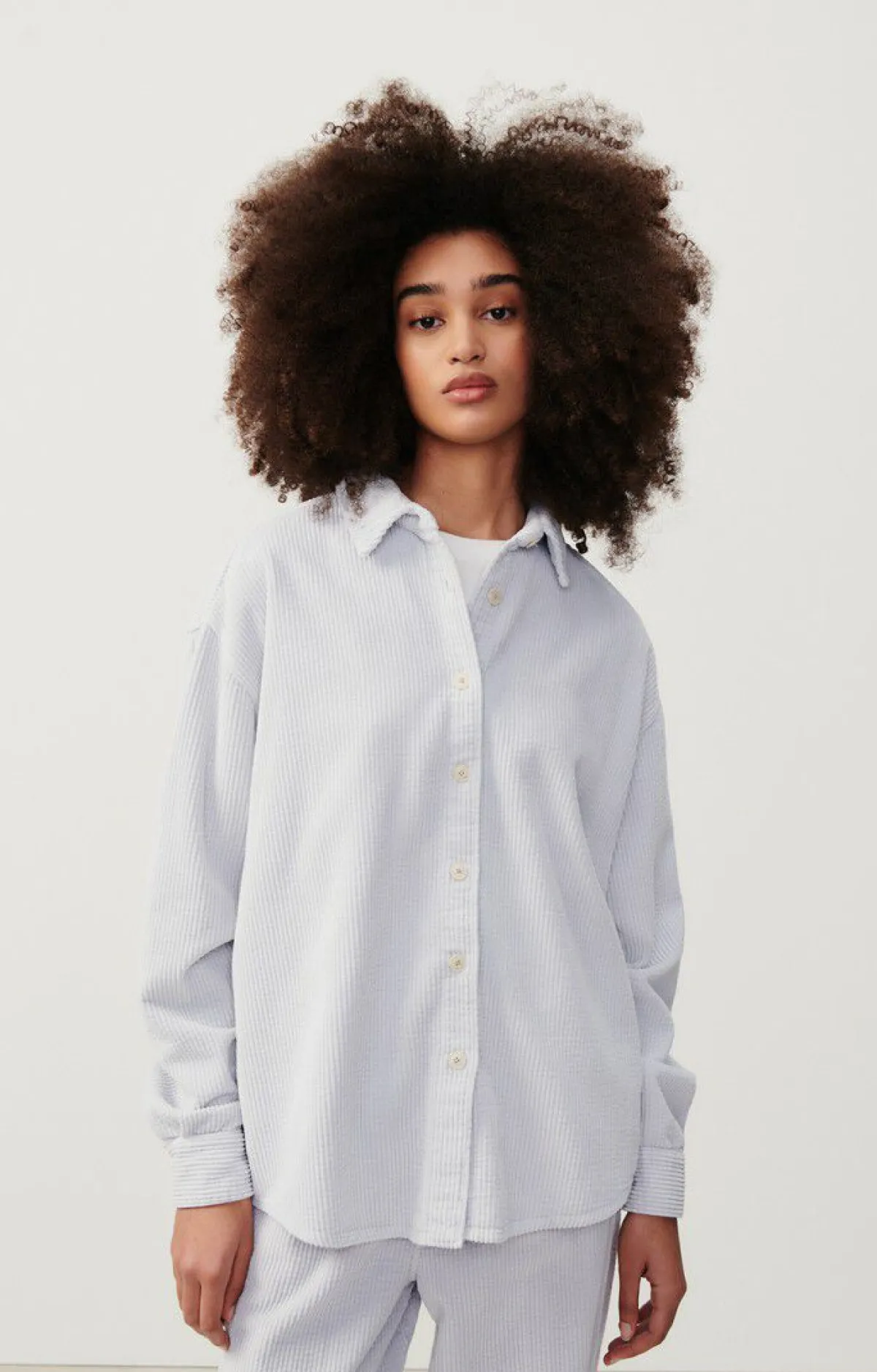 Damen American Vintage |Damenbluse Padow Silber Vintage