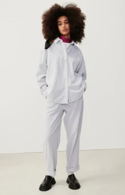 Damen American Vintage |Damenbluse Padow Silber Vintage
