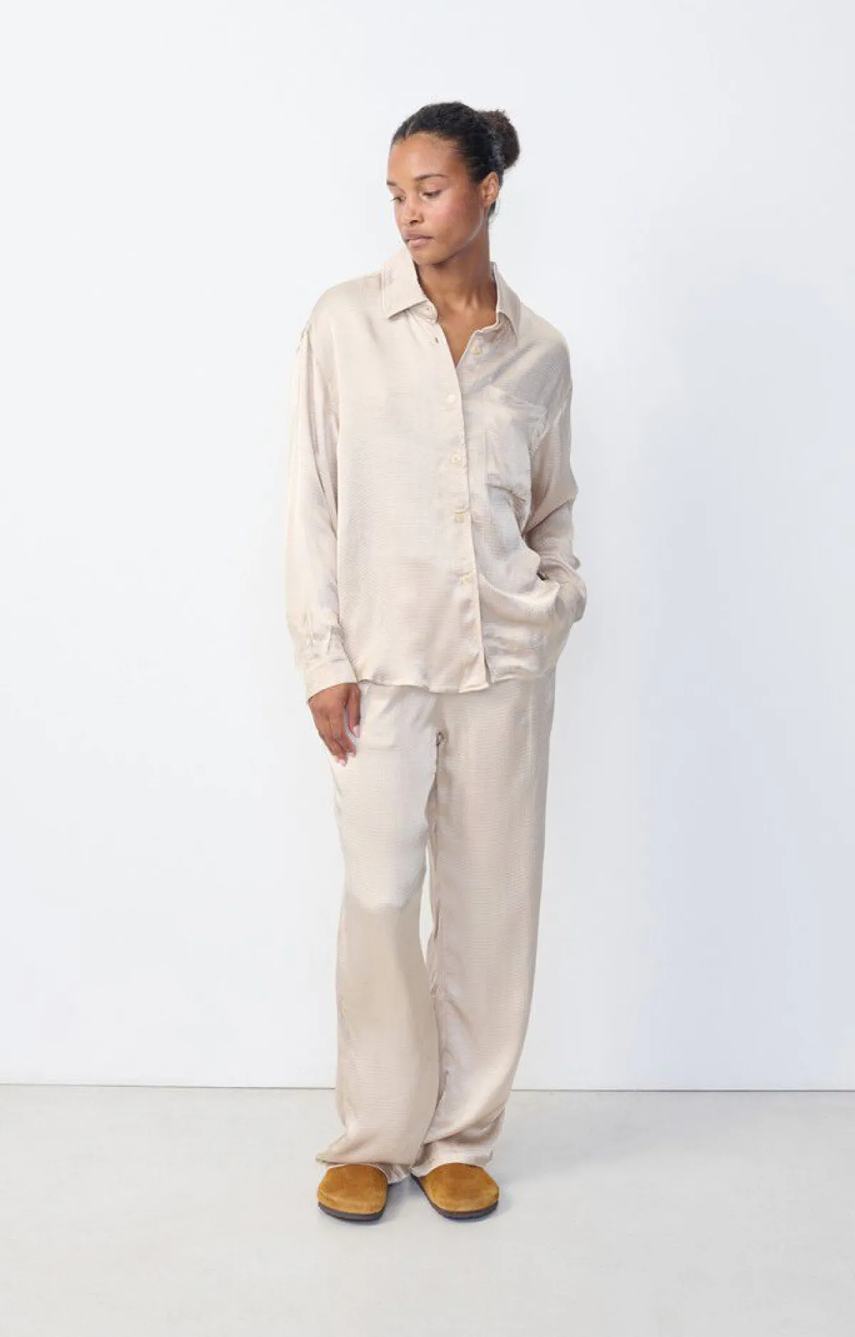 Damen American Vintage |Damenbluse Shaning Ecru