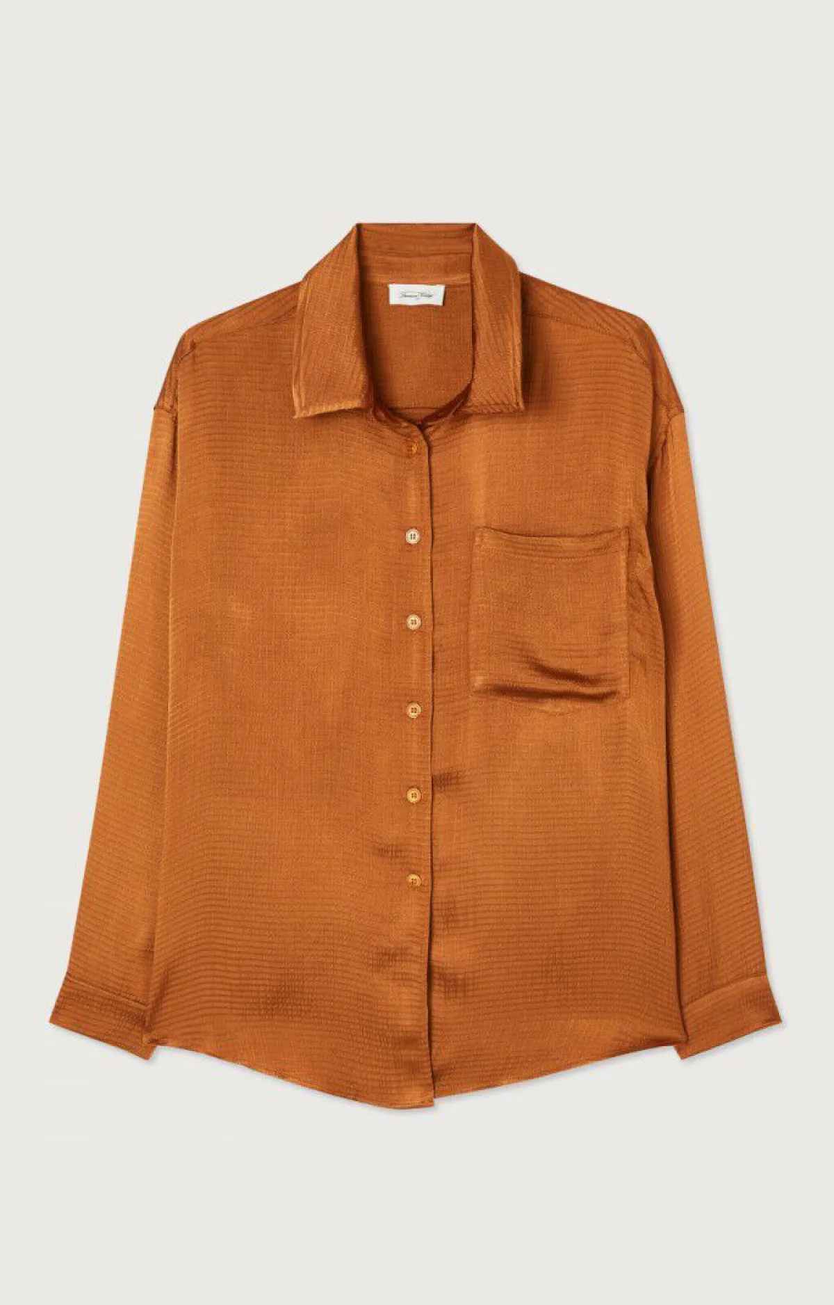 Damen American Vintage |Damenbluse Shaning Zimt