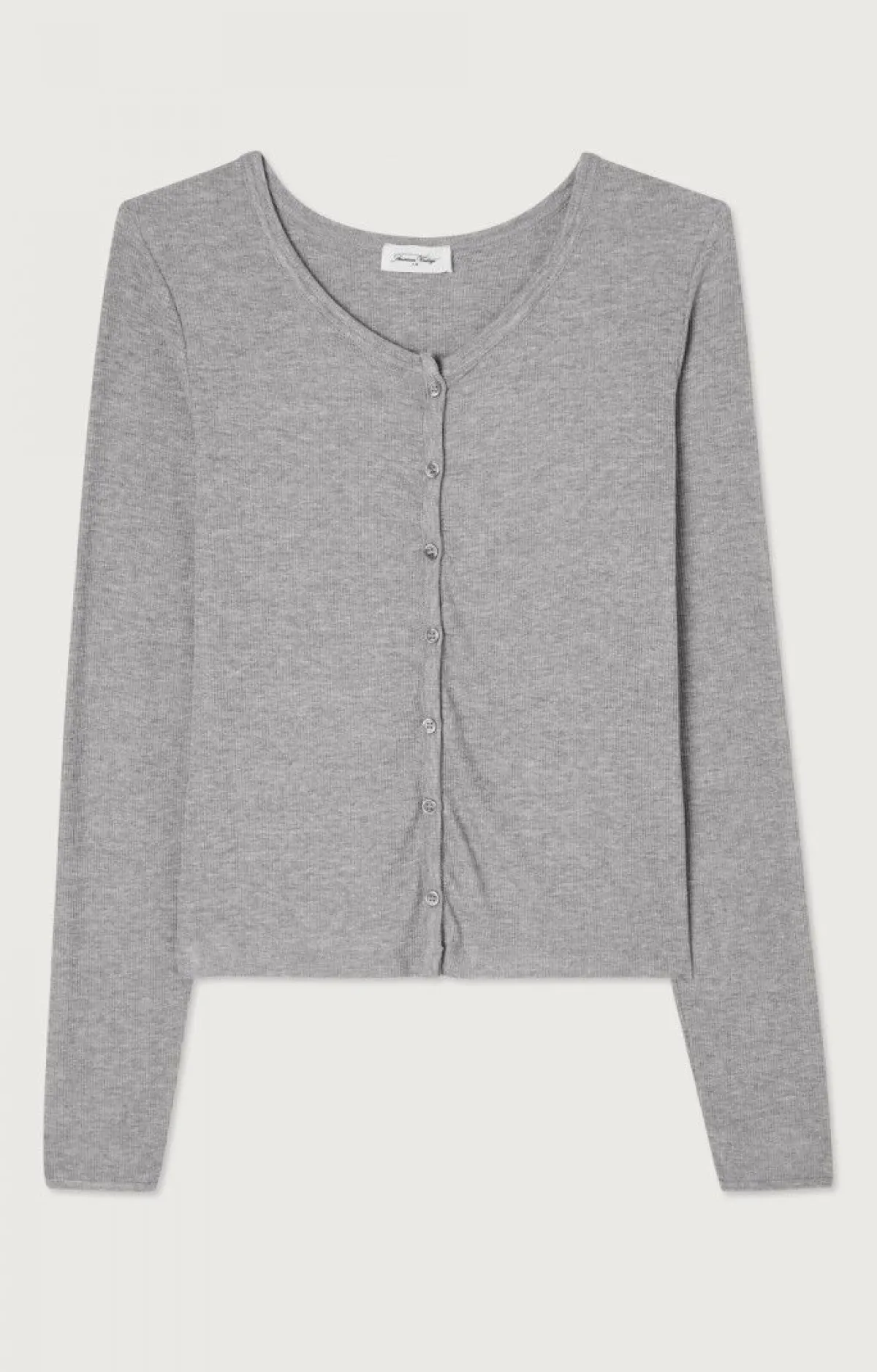 Damen American Vintage |Damencardigan Odyl Grau Meliert