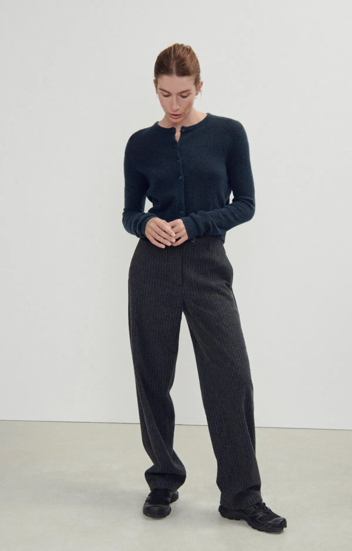 Damen American Vintage |Damencardigan Razpark Abysse Meliert