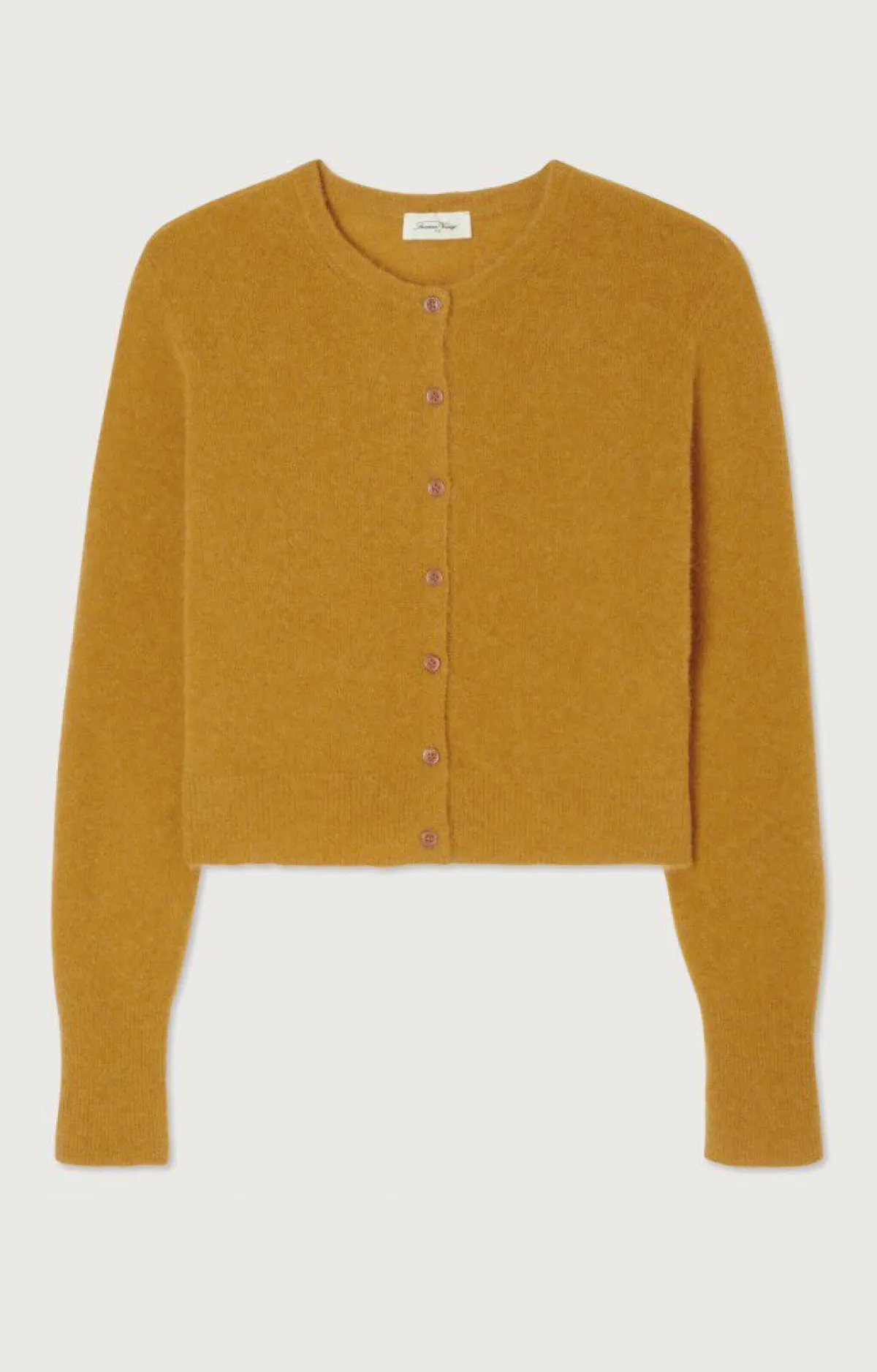 Damen American Vintage |Damencardigan Razpark Safran Meliert