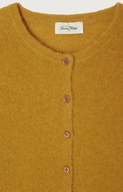 Damen American Vintage |Damencardigan Razpark Safran Meliert