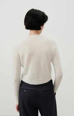 Damen American Vintage |Damencardigan Razpark Ecru Multimeliert