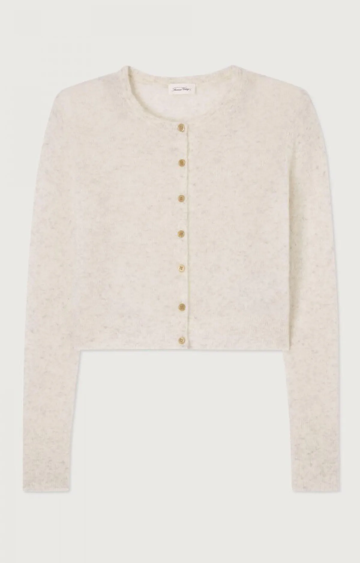 Damen American Vintage |Damencardigan Razpark Ecru Multimeliert