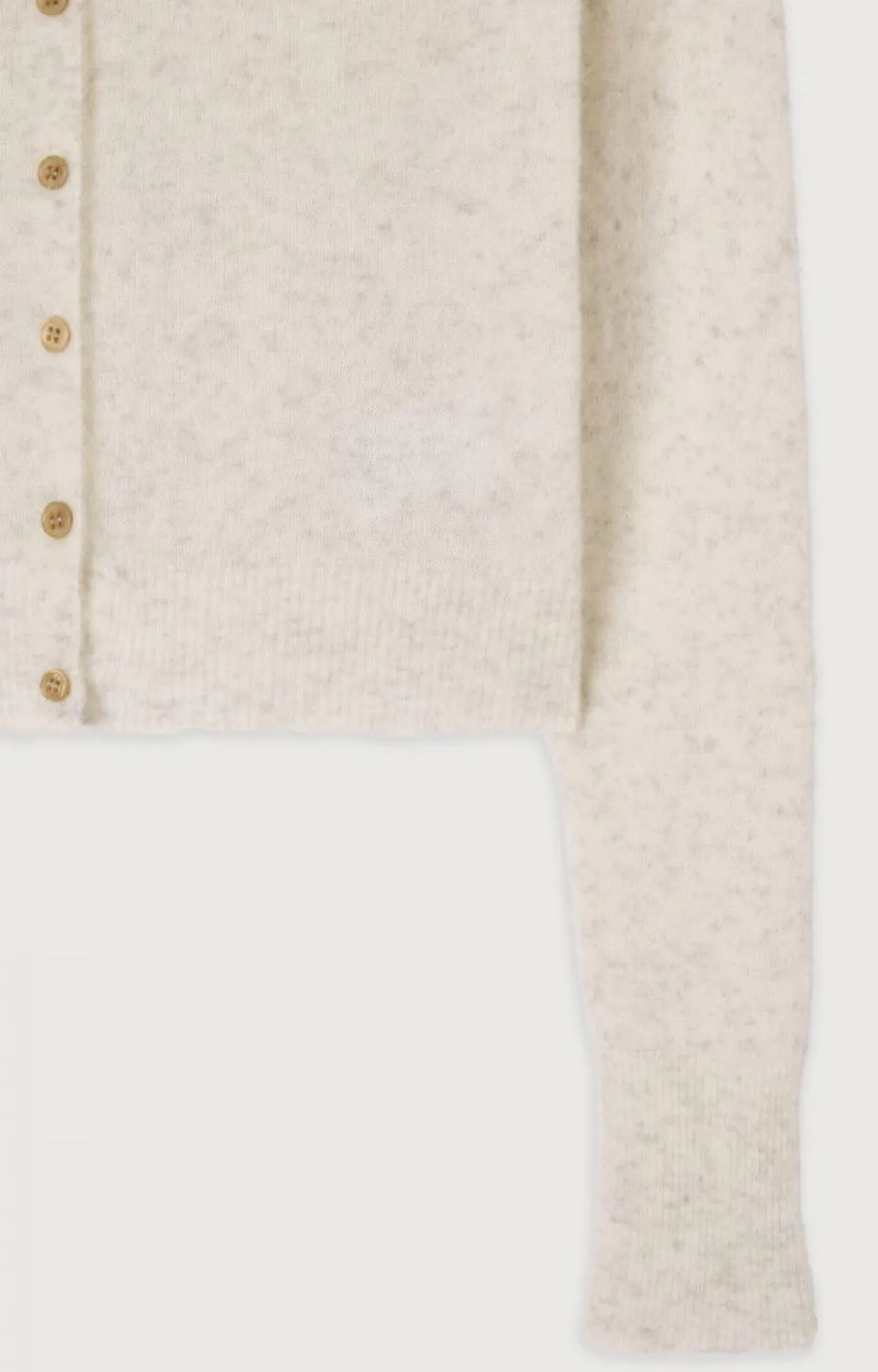 Damen American Vintage |Damencardigan Razpark Ecru Multimeliert