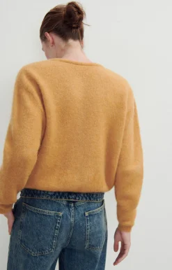 Damen American Vintage |Damencardigan Vitow Croissant Meliert
