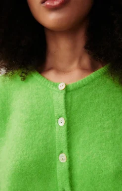 Damen American Vintage |Damencardigan Vitow Pistazie Meliert