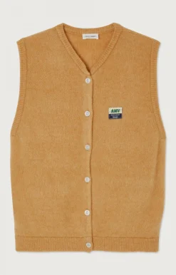 Damen American Vintage |Damencardigan Vitow Croissant Meliert