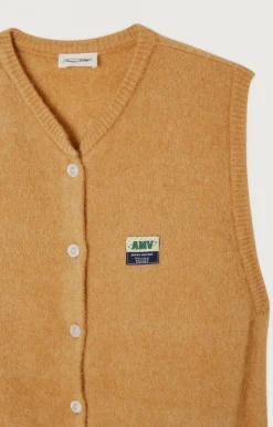 Damen American Vintage |Damencardigan Vitow Croissant Meliert