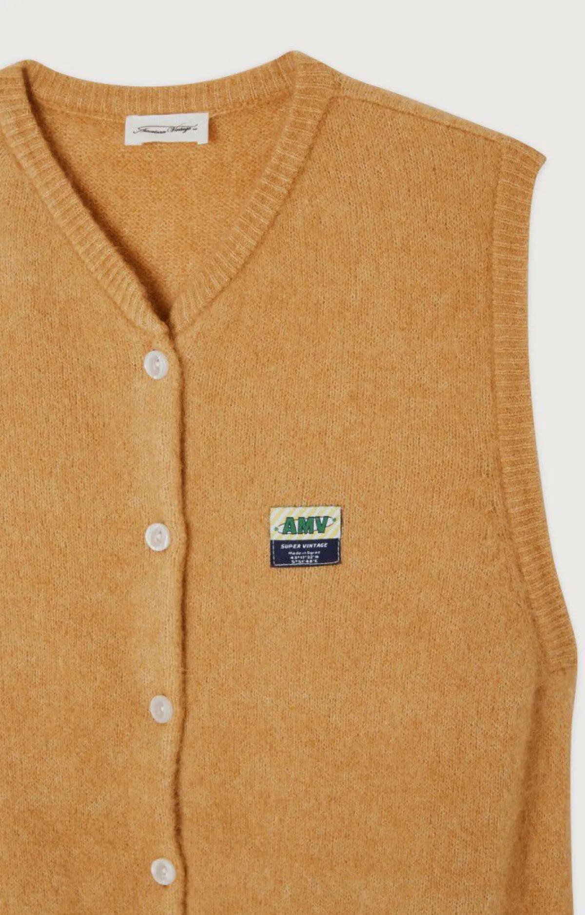 Damen American Vintage |Damencardigan Vitow Croissant Meliert
