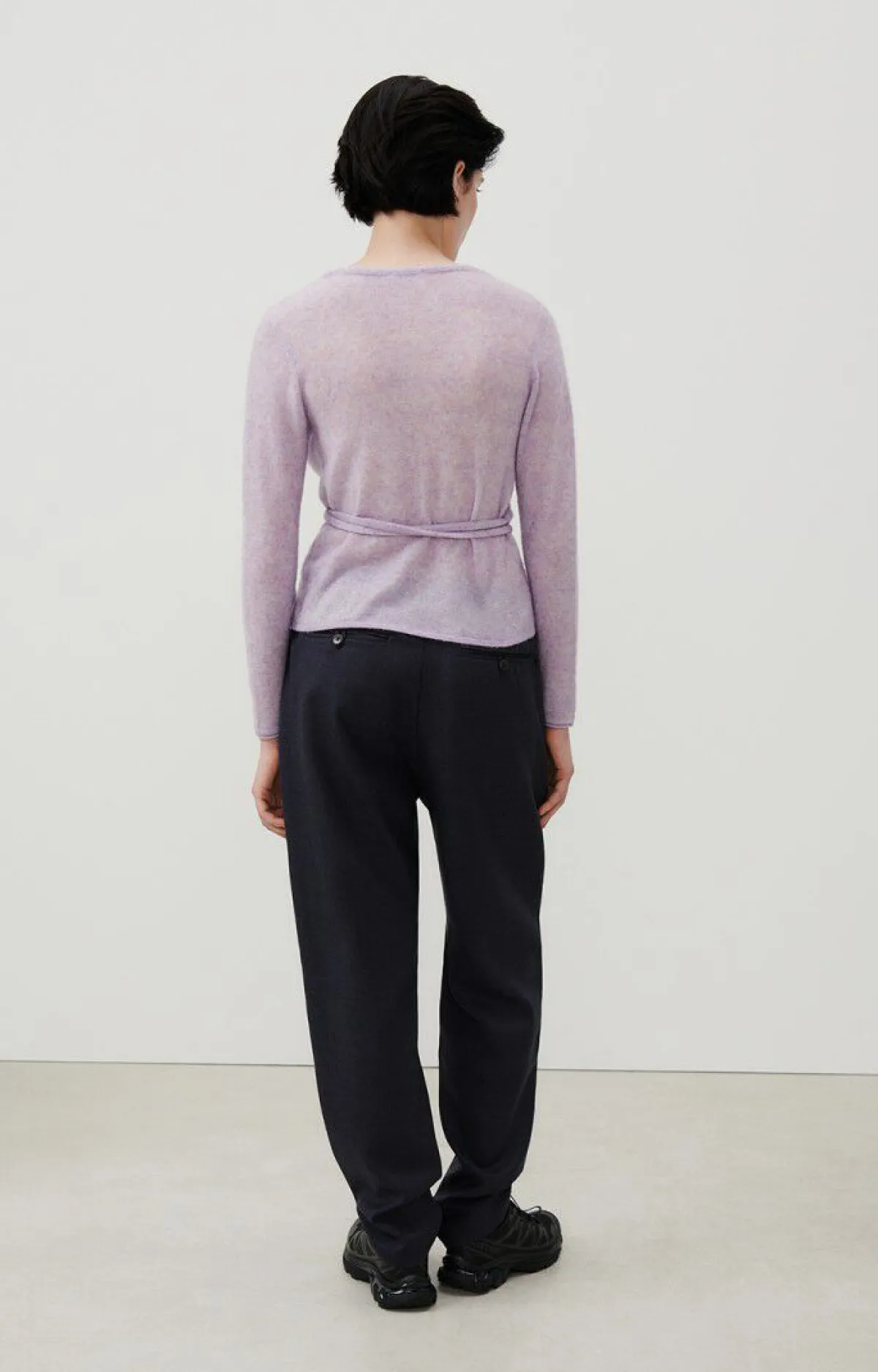 Damen American Vintage |Damencardigan Xinow Glycin Meliert