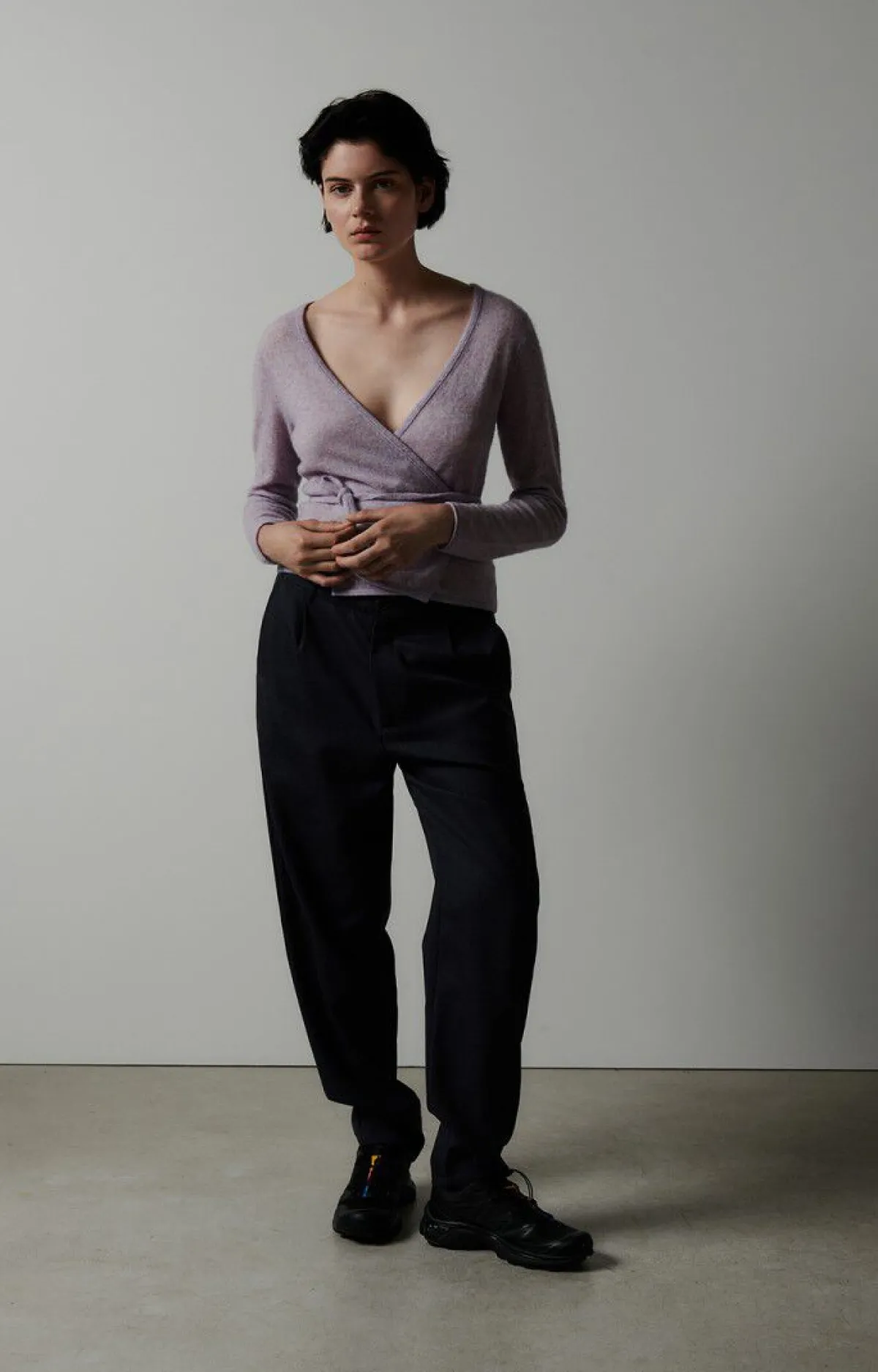 Damen American Vintage |Damencardigan Xinow Glycin Meliert