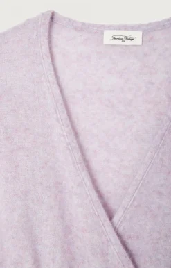 Damen American Vintage |Damencardigan Xinow Glycin Meliert