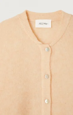Damen American Vintage |Damencardigan Zabidoo Keks Meliert