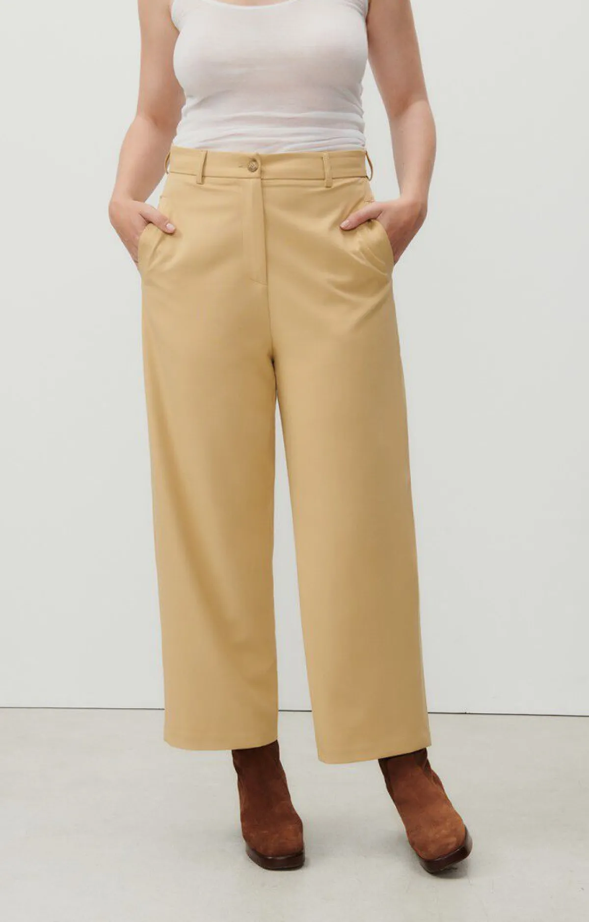 Damen American Vintage |Damenhose Kabird Kichererbse