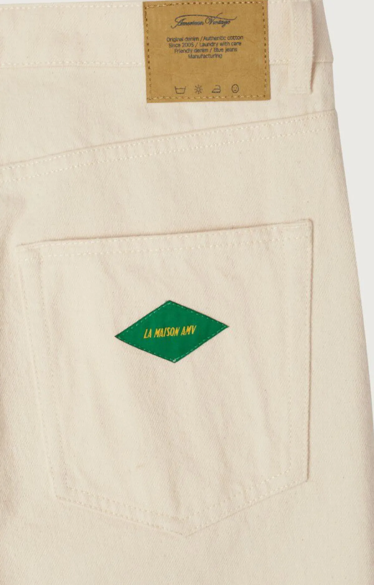 Damen American Vintage |Damenjeans Spywood Ecru