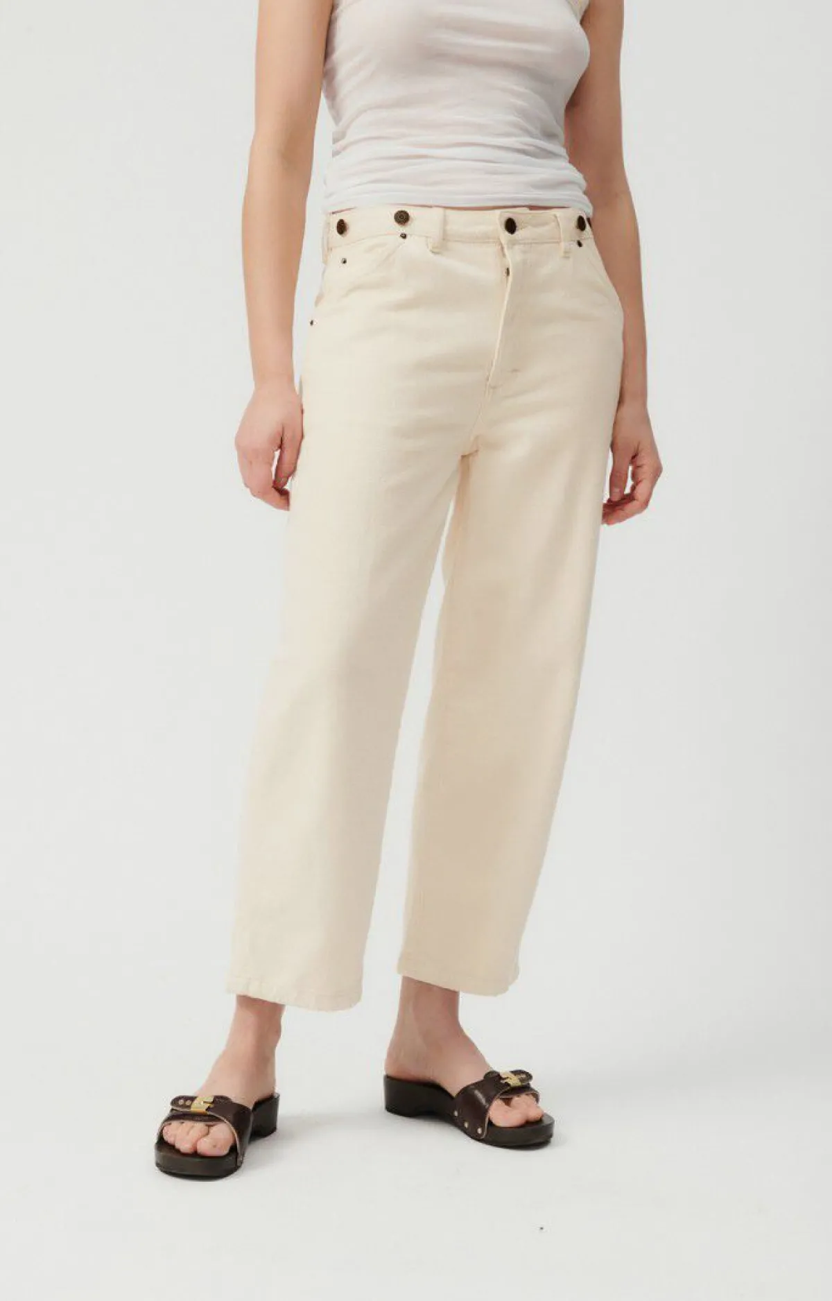 Damen American Vintage |Damenjeans Spywood Ecru