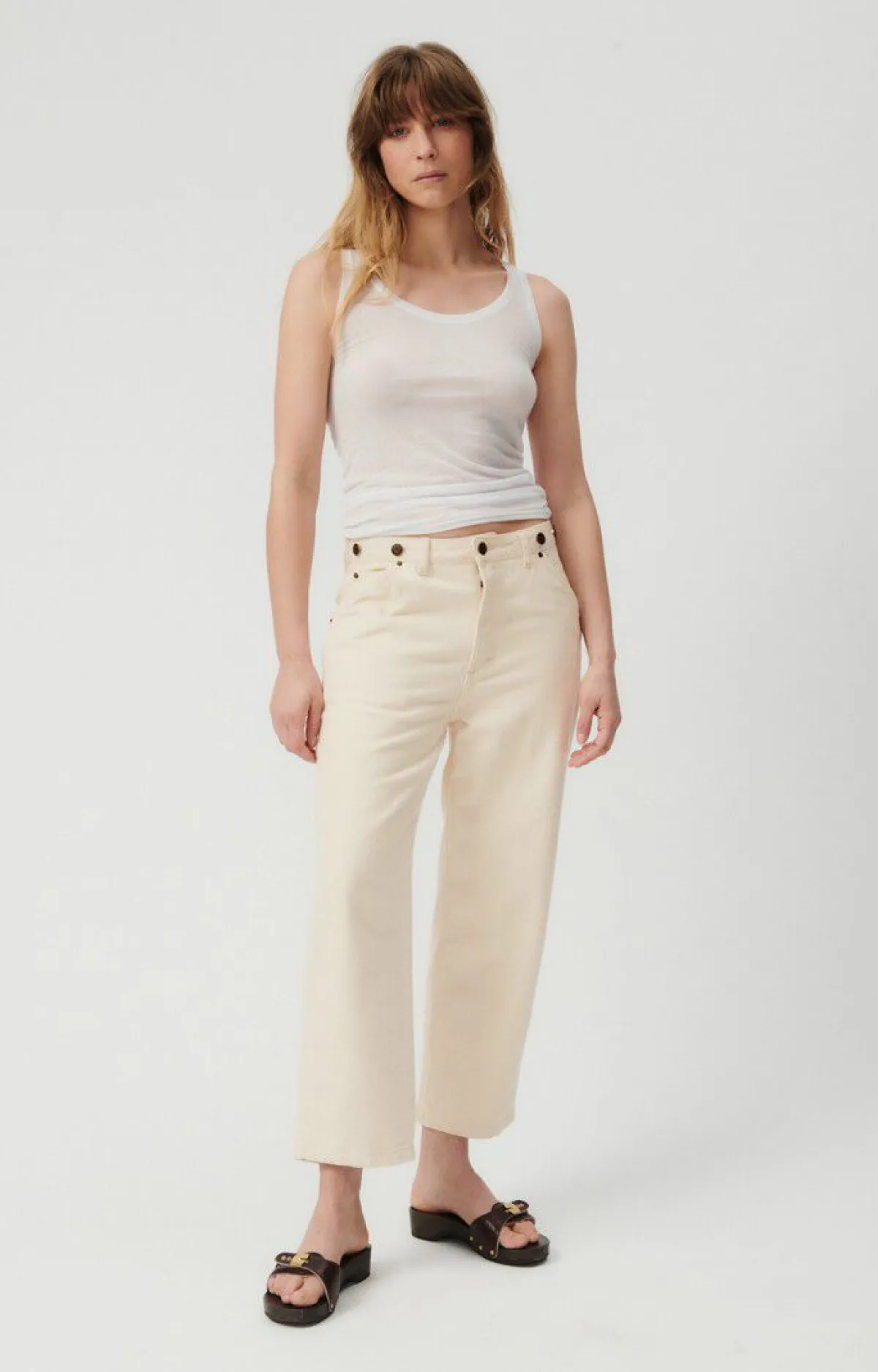Damen American Vintage |Damenjeans Spywood Ecru