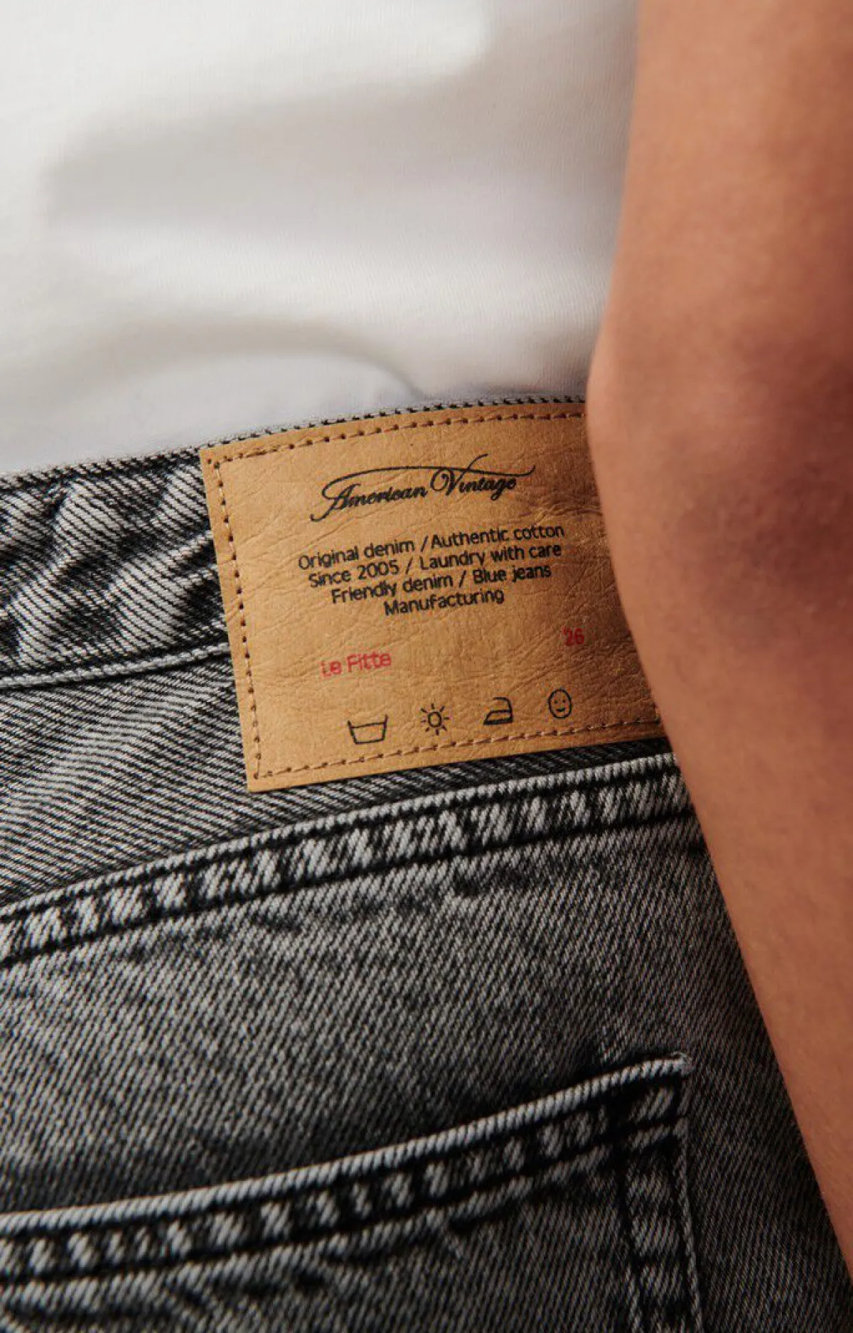 Damen American Vintage |Damenjeans Yopday Salt And Pepper