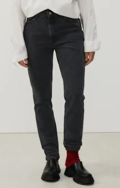 Damen American Vintage |Damenjeans Yopday Black Pfeffer Und Salz