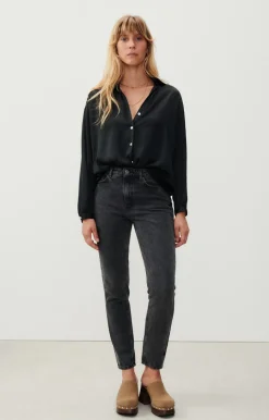 Damen American Vintage |Damenjeans Yopday Black