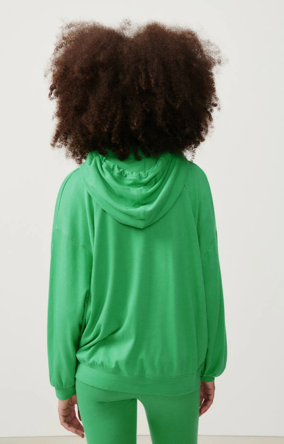 Damen American Vintage |Damenkapuzenpullover Ypawood Wiese Meliert