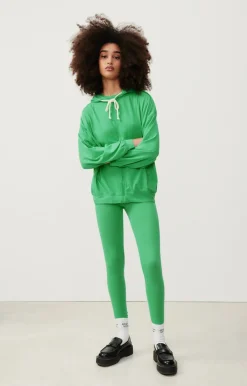 Damen American Vintage |Damenkapuzenpullover Ypawood Wiese Meliert