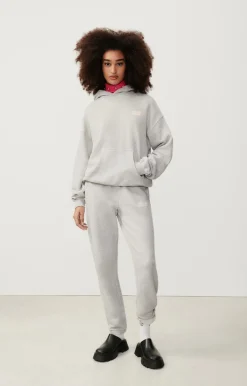 Damen American Vintage |Damenkapuzensweatshirt Kodytown Vlies Meliert