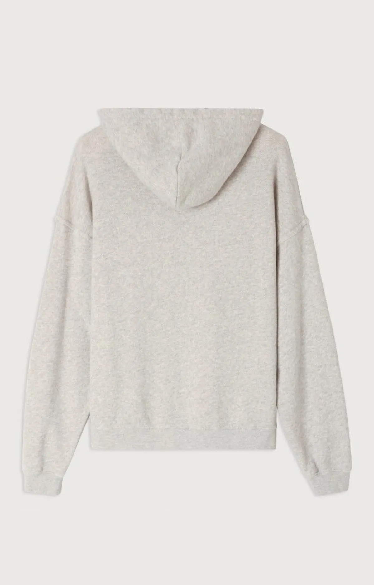 Damen American Vintage |Damenkapuzensweatshirt Kodytown Vlies Meliert