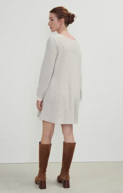 Damen American Vintage |Damenkleid Gyktown Graue Fliesen