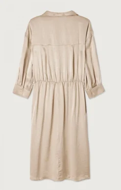 Damen American Vintage |Damenkleid Shaning Ecru