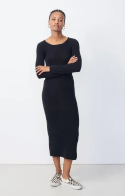 Damen American Vintage |Damenkleid Xinow Schwarz
