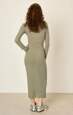 Damen American Vintage |Damenkleid Xinow Sandstein