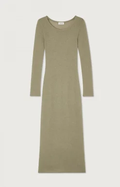 Damen American Vintage |Damenkleid Xinow Sandstein