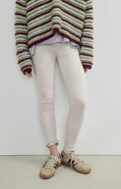 Damen American Vintage |Damenleggings Gykotown Graue Fliesen