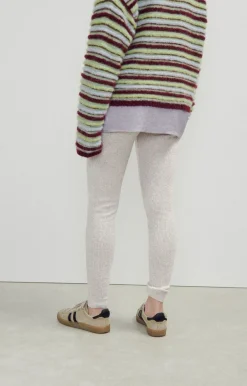 Damen American Vintage |Damenleggings Gykotown Graue Fliesen