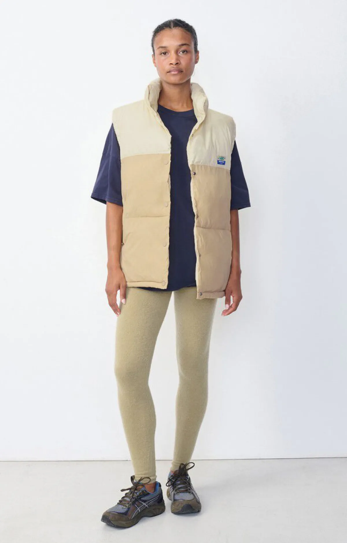 Damen American Vintage |Damenleggings Xinow Sandstein