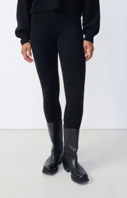 Damen American Vintage |Damenleggings Xinow Schwarz