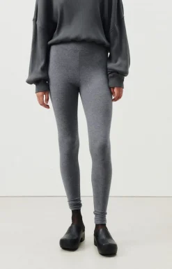 Damen American Vintage |Damenleggings Ypawood Anthrazit Meliert