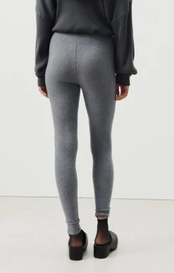Damen American Vintage |Damenleggings Ypawood Anthrazit Meliert